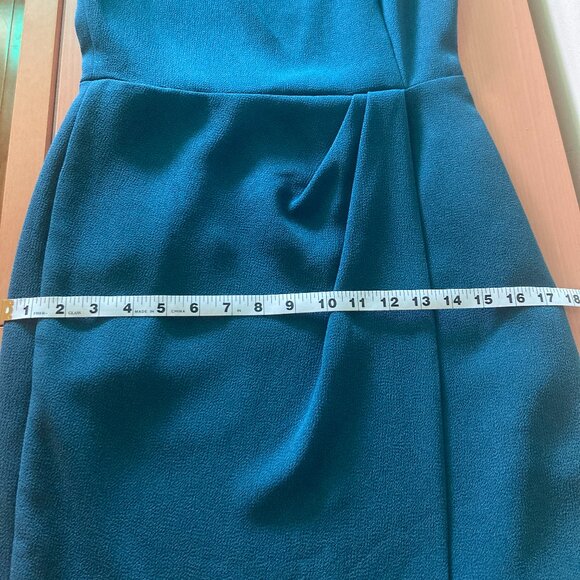 3.1 Phillip Lim Size 4 draped dress in peacock color (blue/green) - Picture 9 of 12